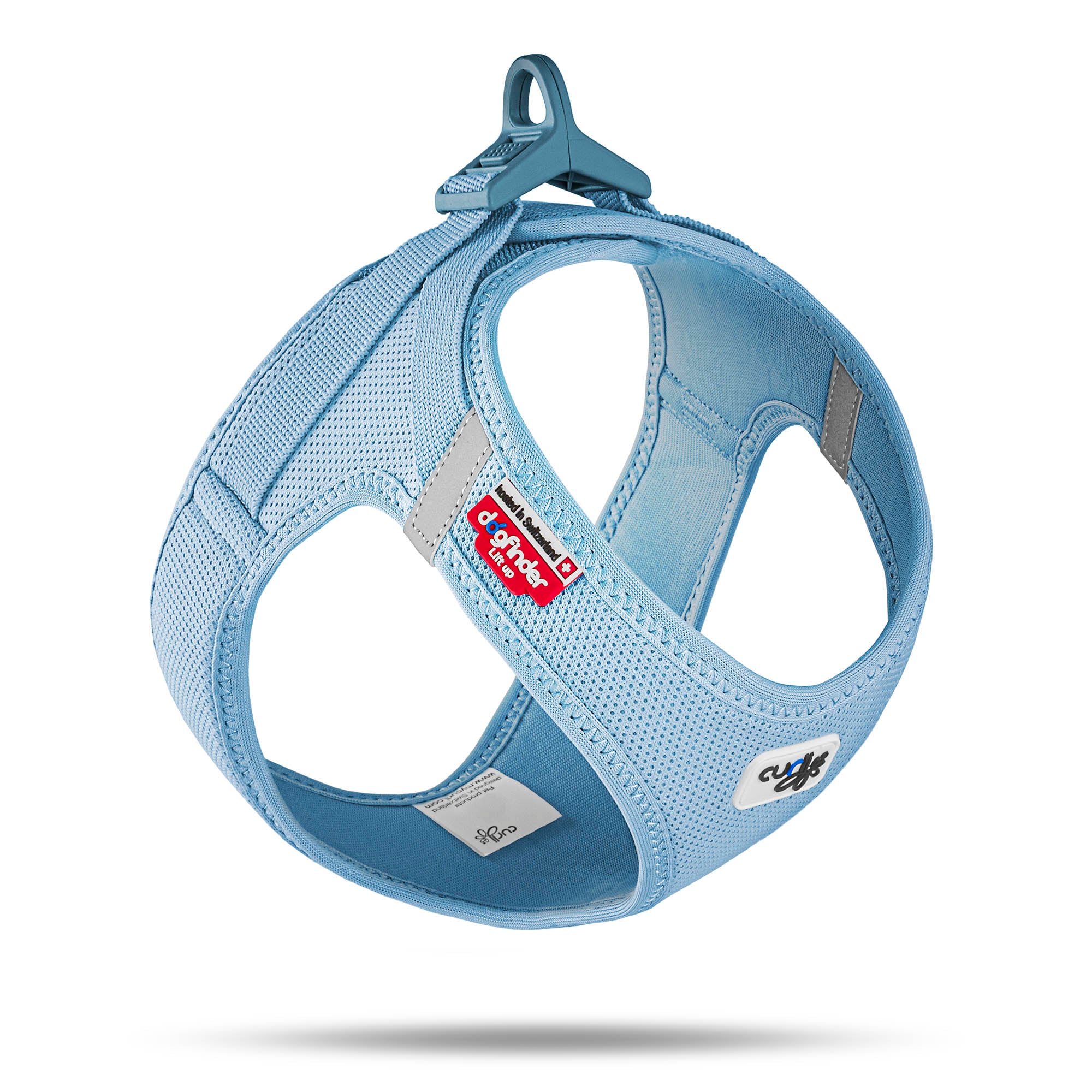 Curli Vest sele Clasp Air-Mesh Sky Blue