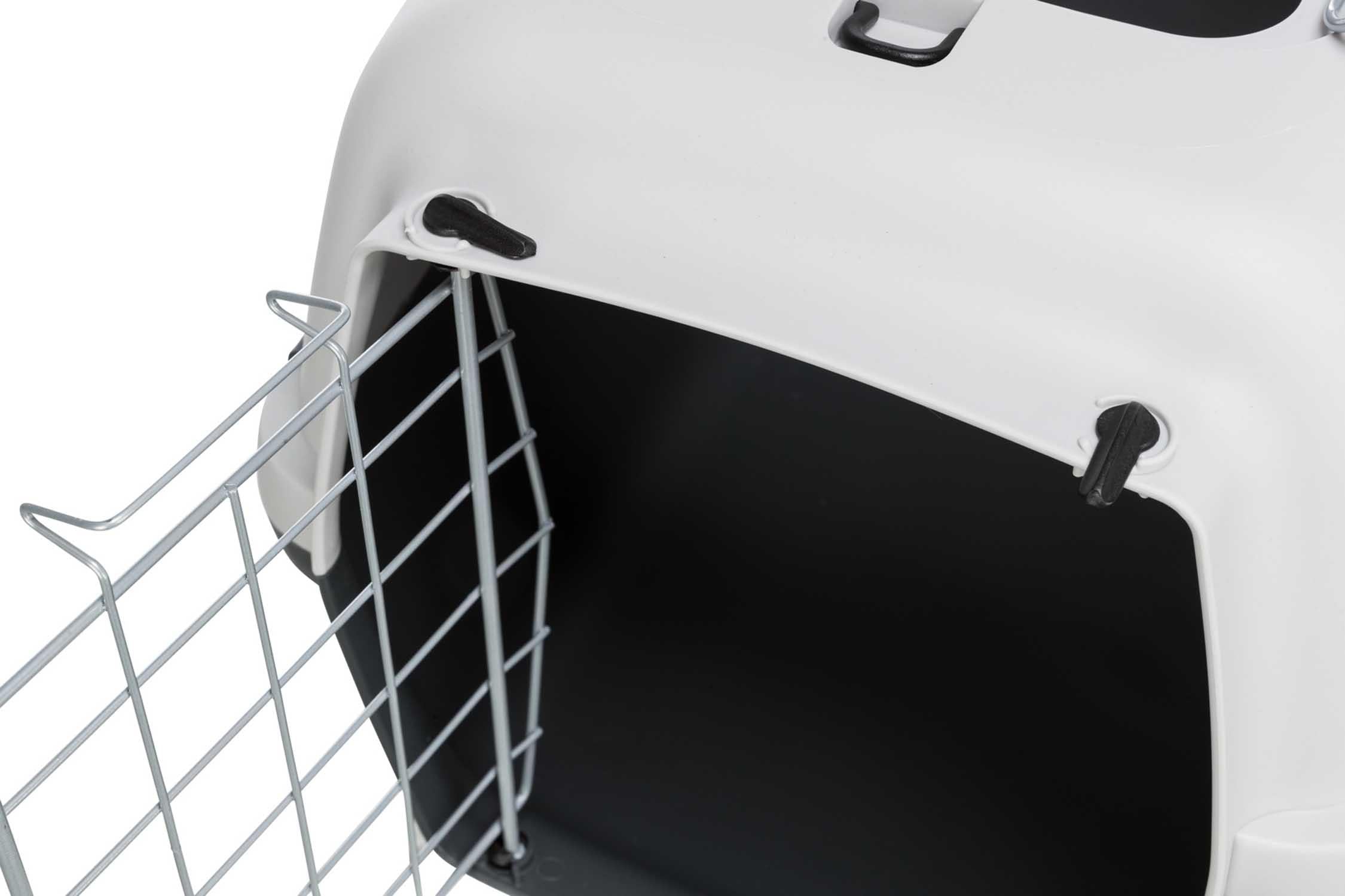 Transportbur Capri 3, Open, 40 x h38 x 61 cm, grå