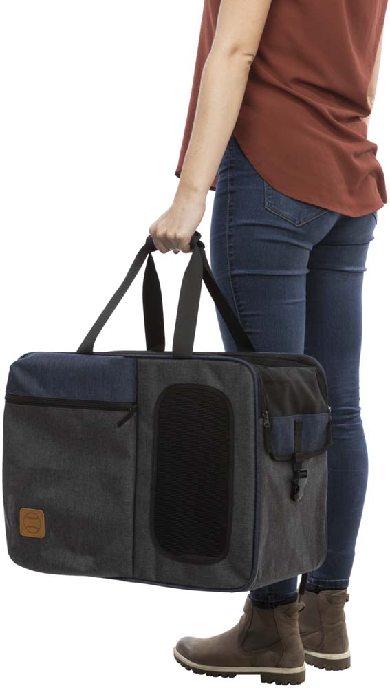 Ryggsäck Tara, 2 i 1, 25 × 38 × 50 cm, <7 kg, grå/blå