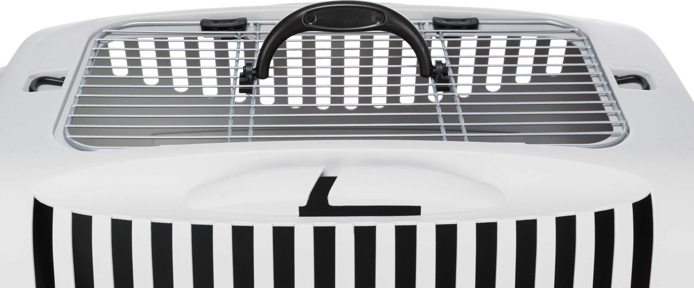 Transportbur Capri 3, Open, 40 x h38 x 61 cm, grå