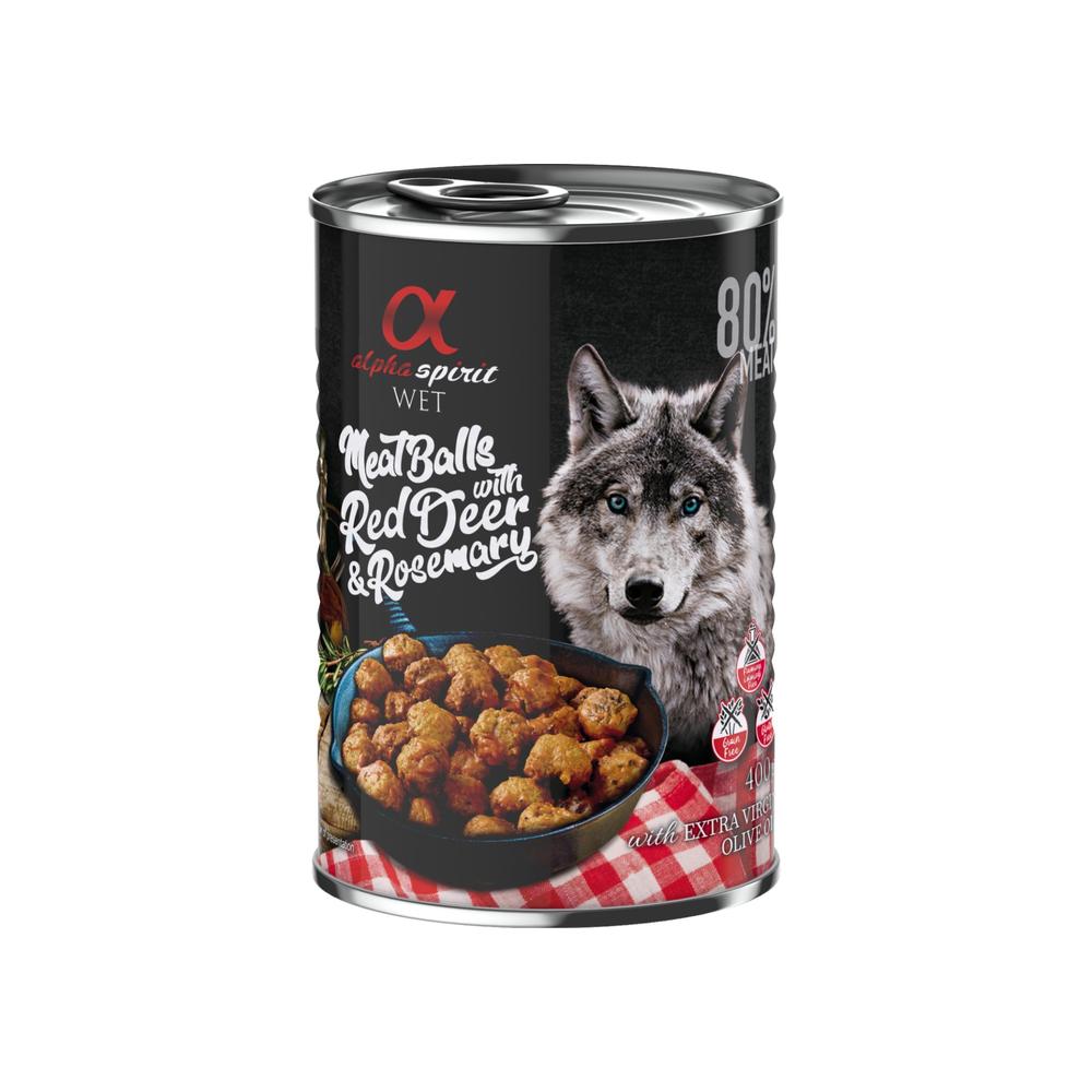 Alphaspirit Kødboller Med Kronhjort & Rosmarin X 6