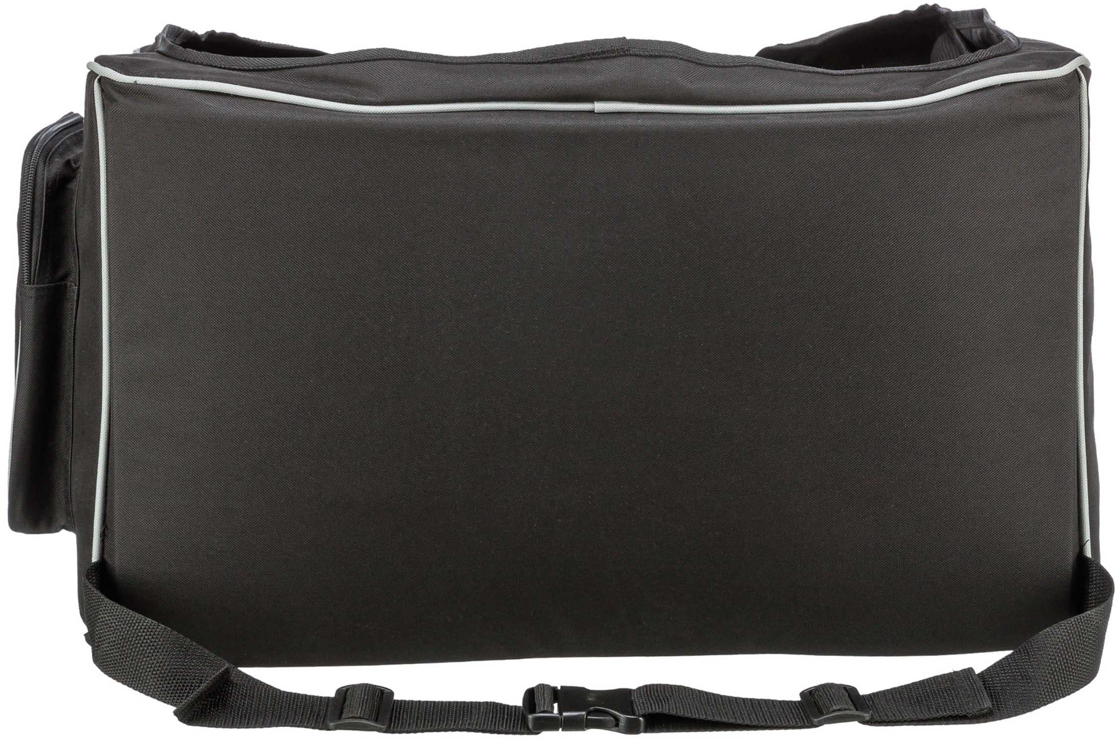 Bilsäte, Midi, 56 × 37 × 36 cm, svart/grå