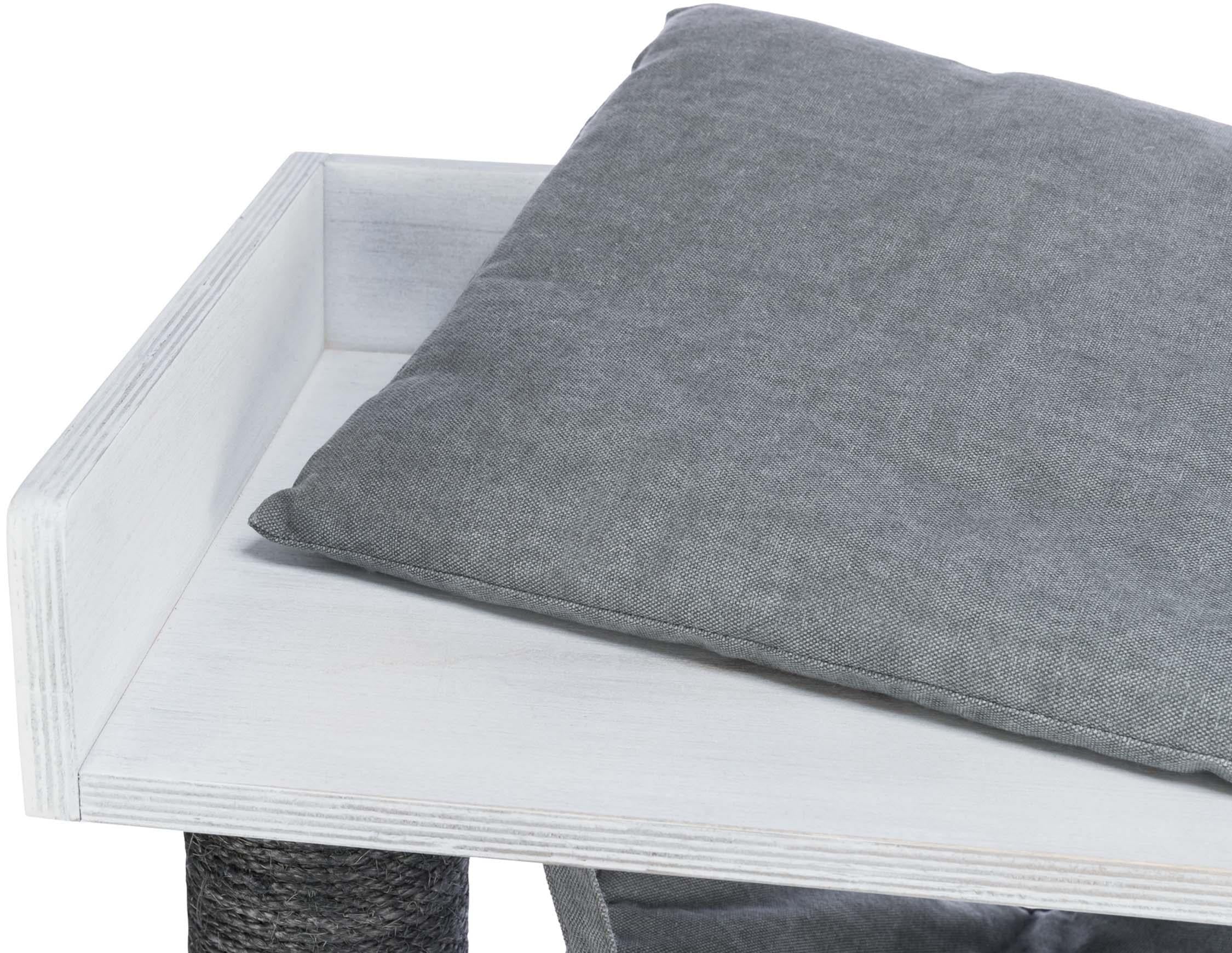 Klösmöbel med hyllfunktion, 72 × 110 × 38 cm, grå