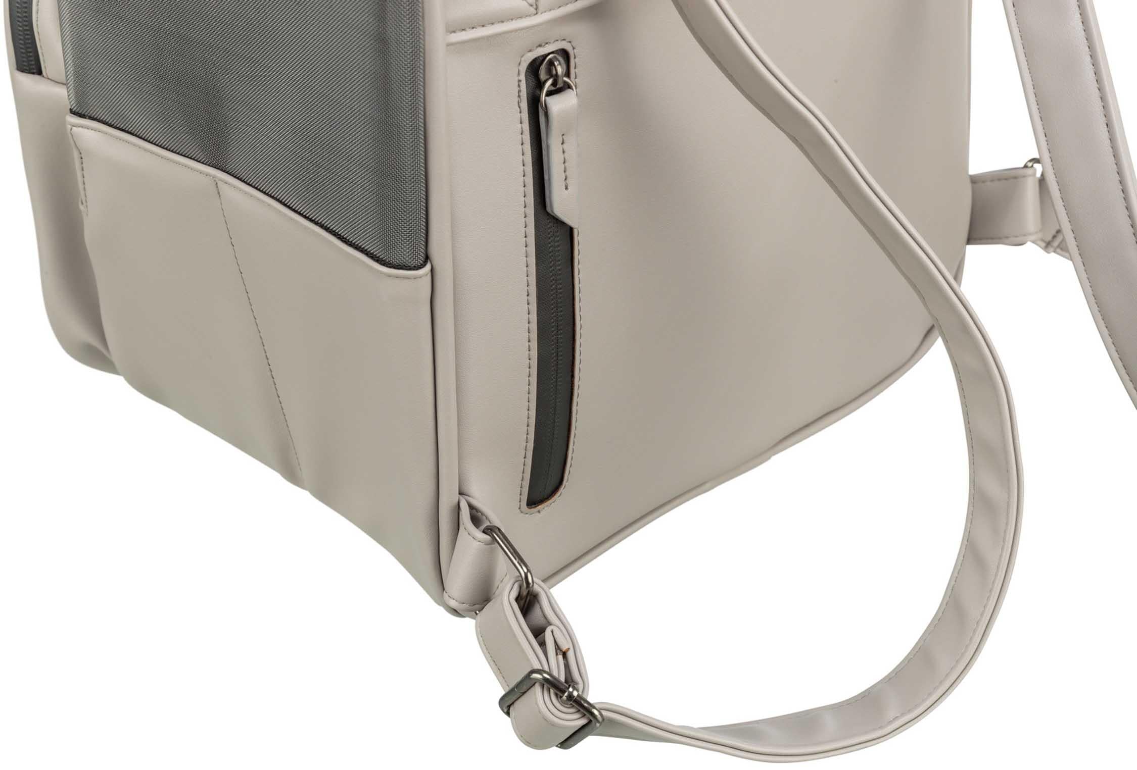 Ryggsäck Citystyle, 30 × 20 × 40 cm, ljusgrå