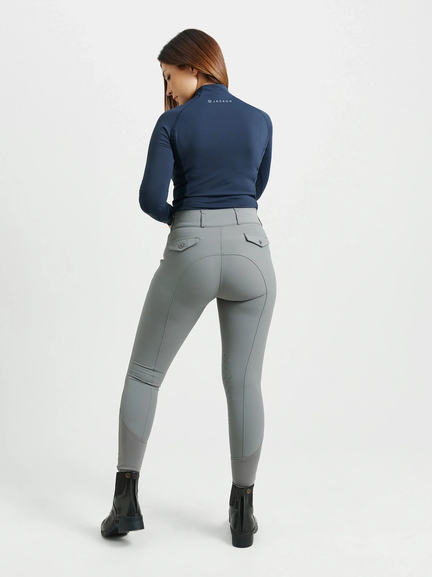 Jacson Rigmor Ridbyxa Knäskodd Grå