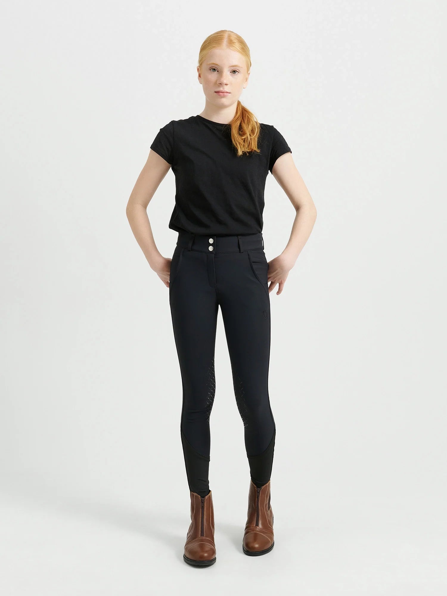 Jacson Barn/Junior Rigmor Ridbyxa Knäskodd Svart