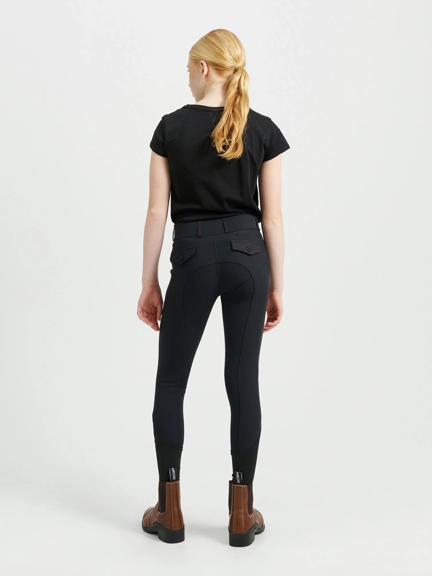 Jacson Barn/Junior Rigmor Ridbyxa Knäskodd Svart