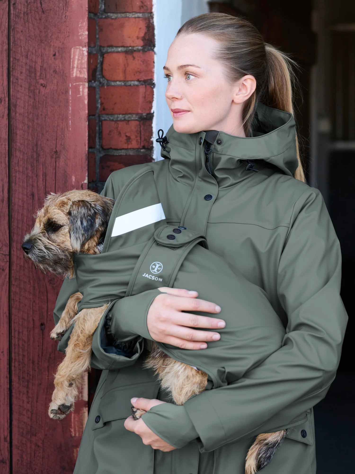 Jacson Barbro Regnkappa Grå