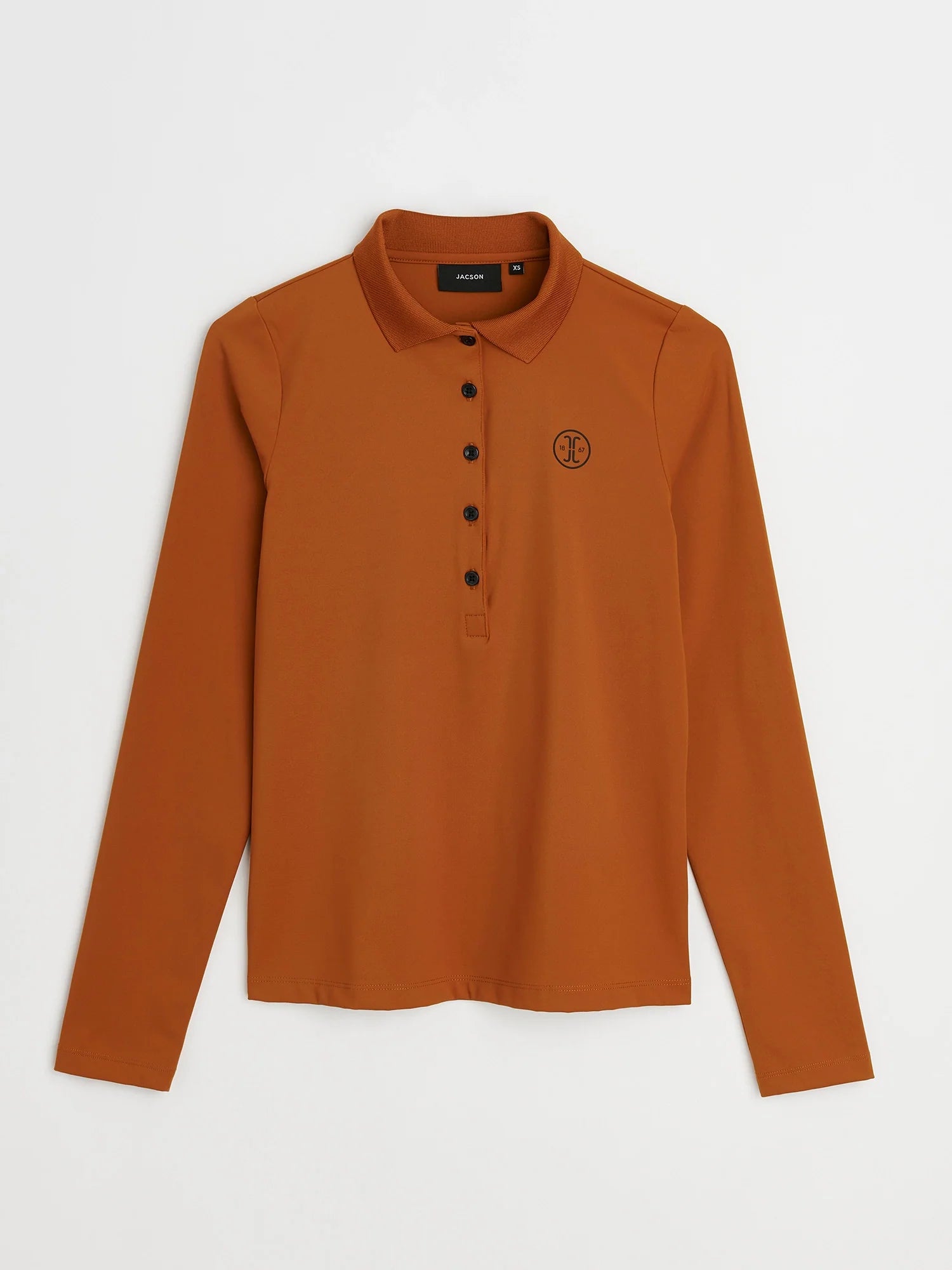 Jacson Ylva Långärmad Piké Caramel Café