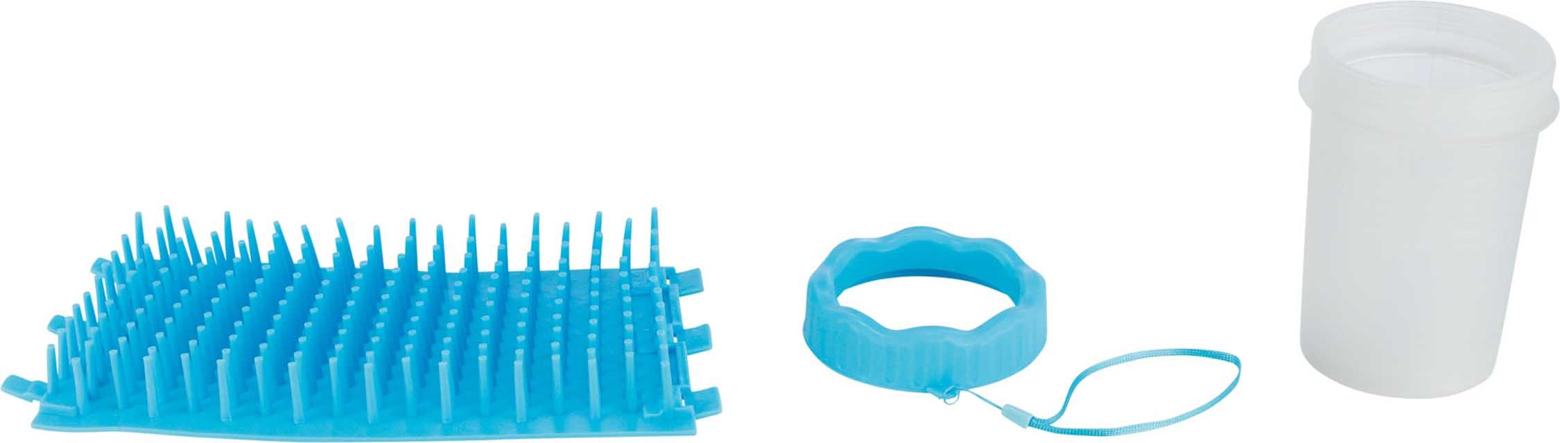 Tasstvätt, silikon/PP, S-M, blå