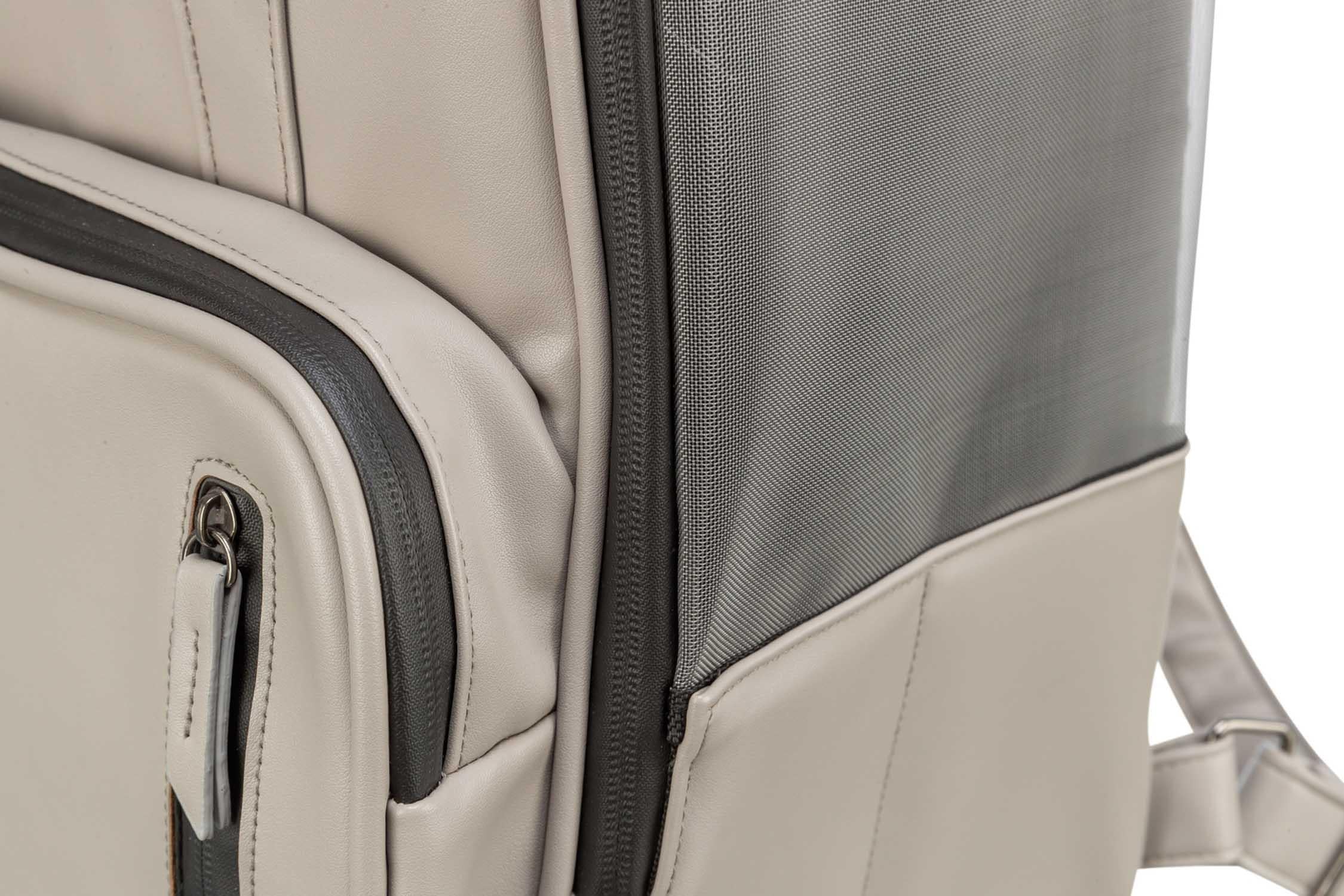 Ryggsäck Citystyle, 30 × 20 × 40 cm, ljusgrå