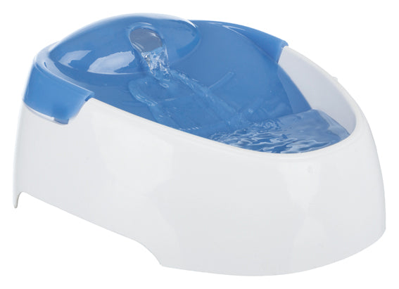 Vattenfontän Duo Stream, vit/blå, 1 L