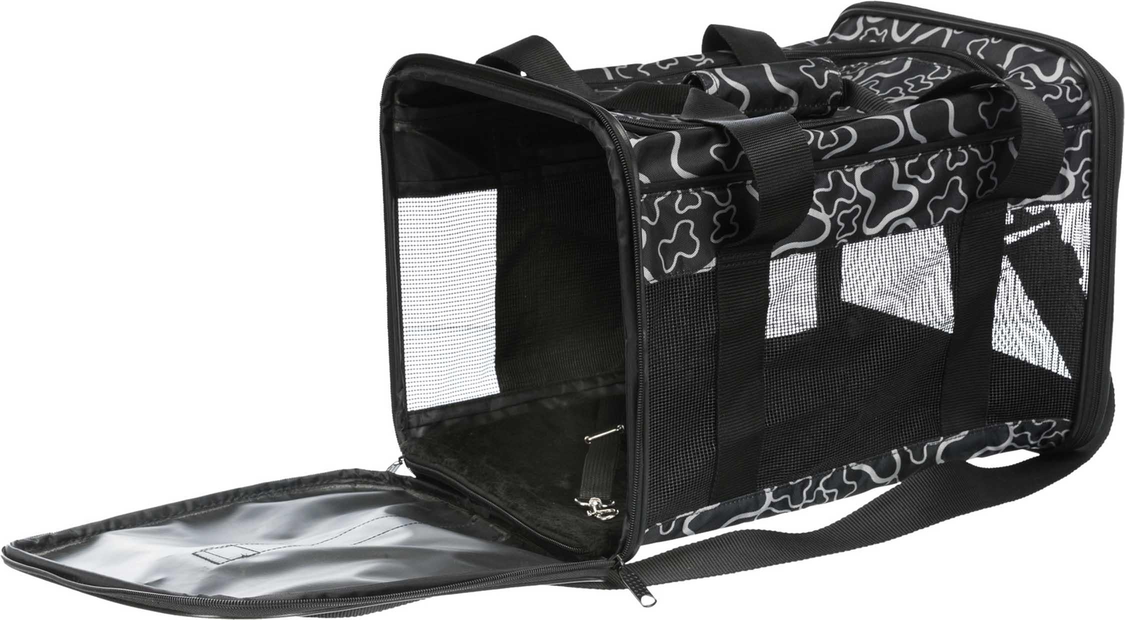 Transportväska Adrina, <7 kg 42x27x26 cm, nylon m benmotiv