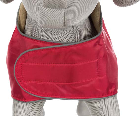 Orléans Hundtäcke Reflex/Fleece 25 cm, röd