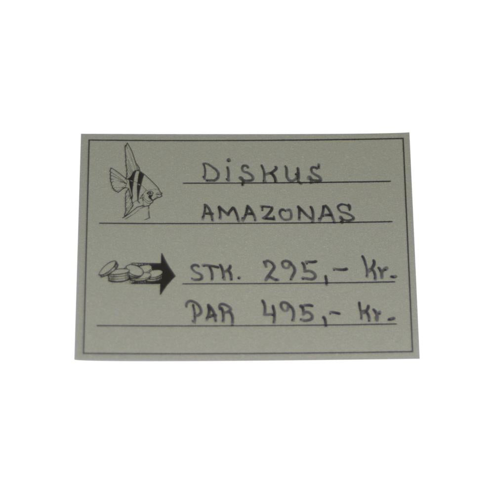 Akvastabil Prisskilt Til Akvarierreoler X 50