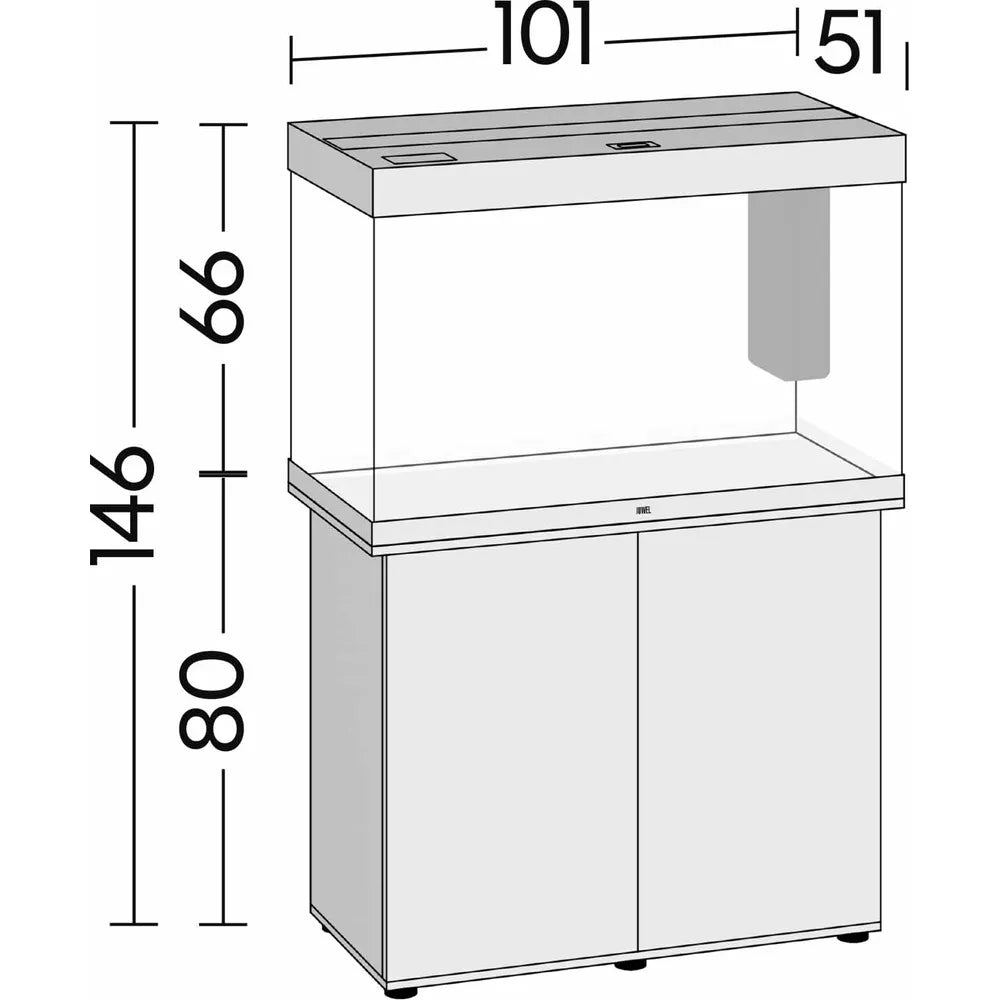 Juwel Akvarium Led Rio 290 Grå