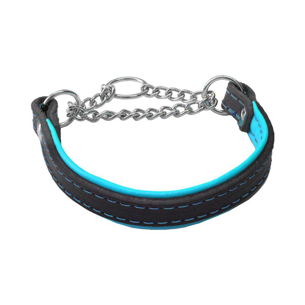 Alac Halvstryp Läder Svart/Blå