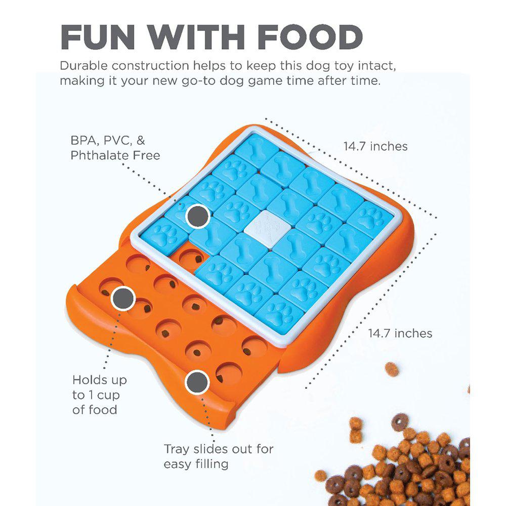 Nina Ottosson Dog Challenge Slider Orange-Turkos