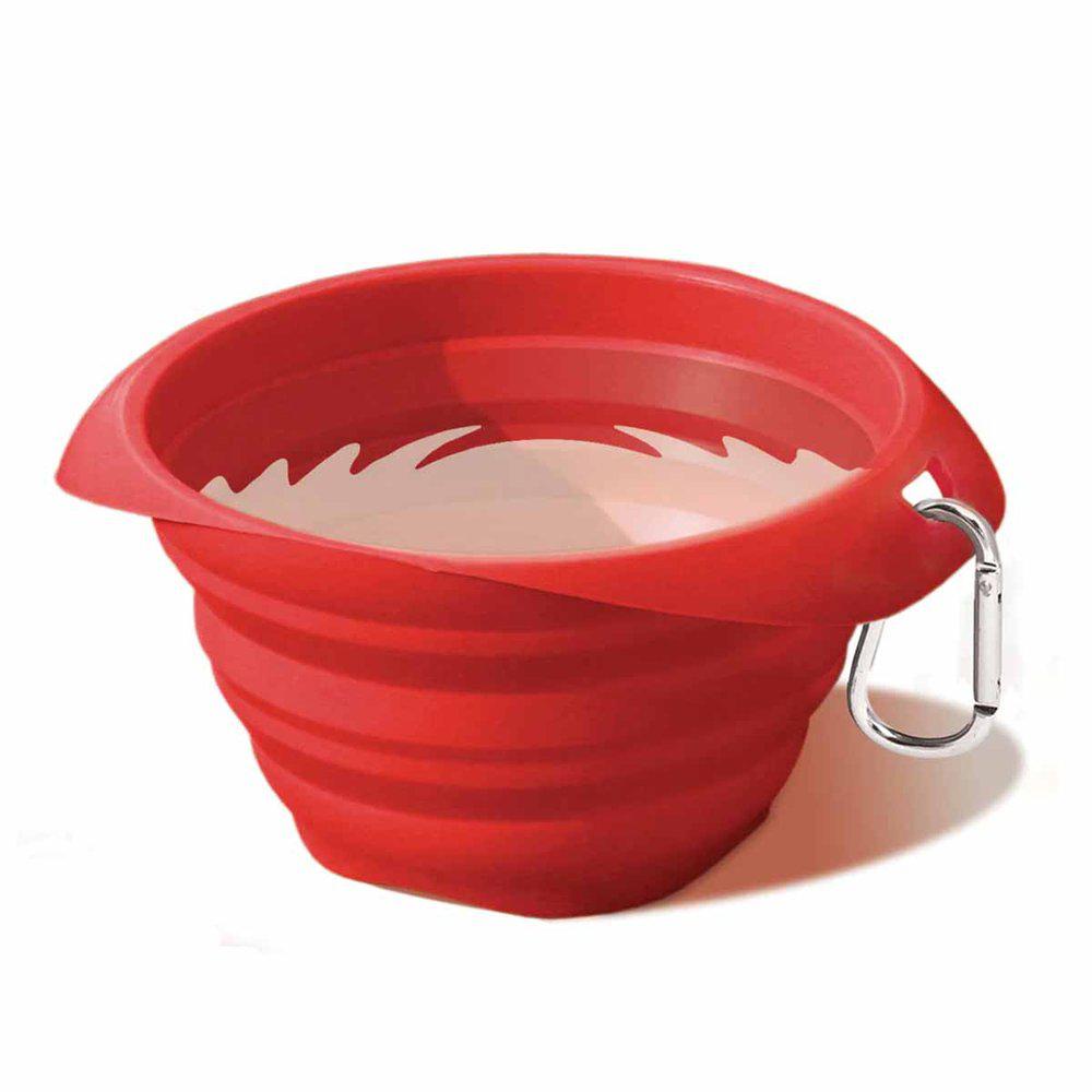 Kurgo Collaps-A-Bowl Red