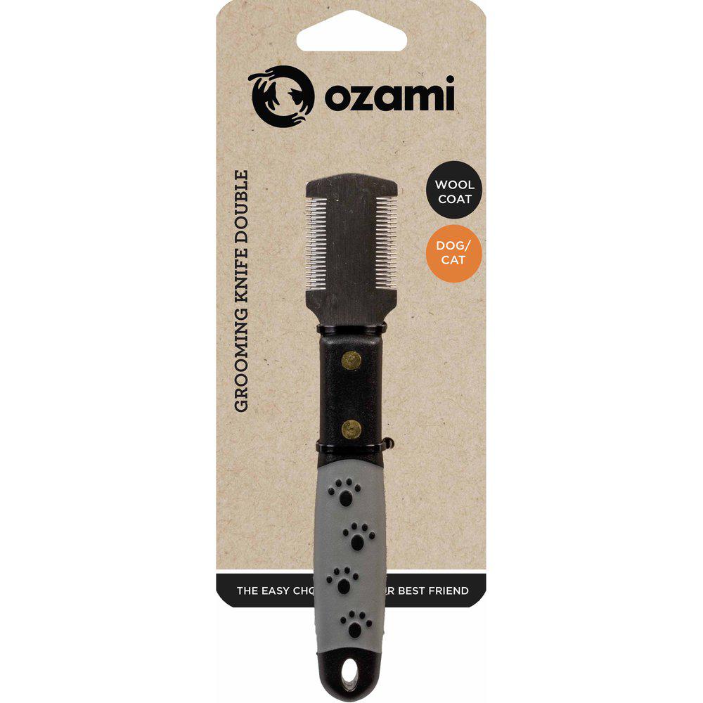 Ozami Grooming Knife Double 15,5 x 2,8 x 1,8 cm