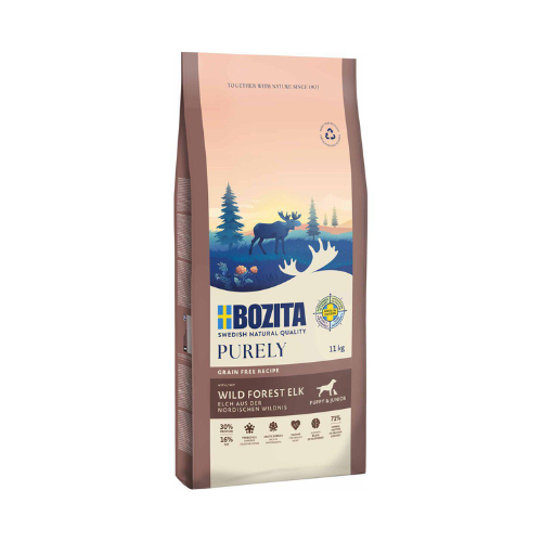 Bozita Dog Purely Puppy&junior Elk 11kg