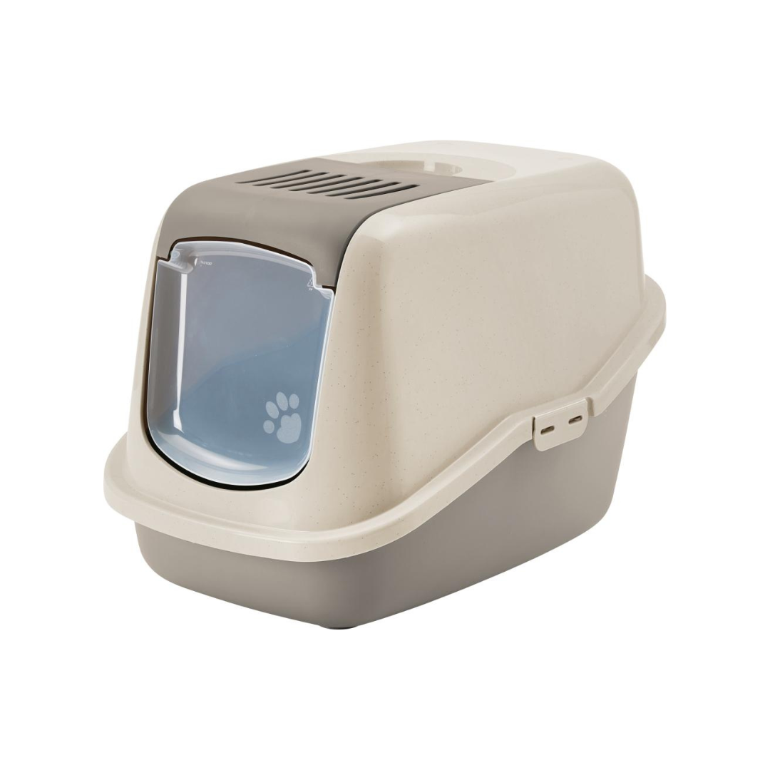 Savic Kattlåda Nestor med tak, 56x39x38cm, Brun