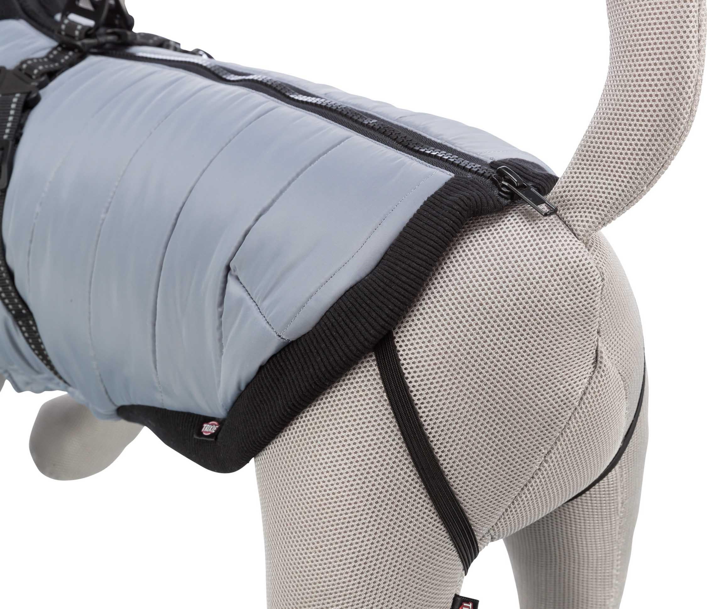 Pontis täcke med sele, XS: 27 cm, grå