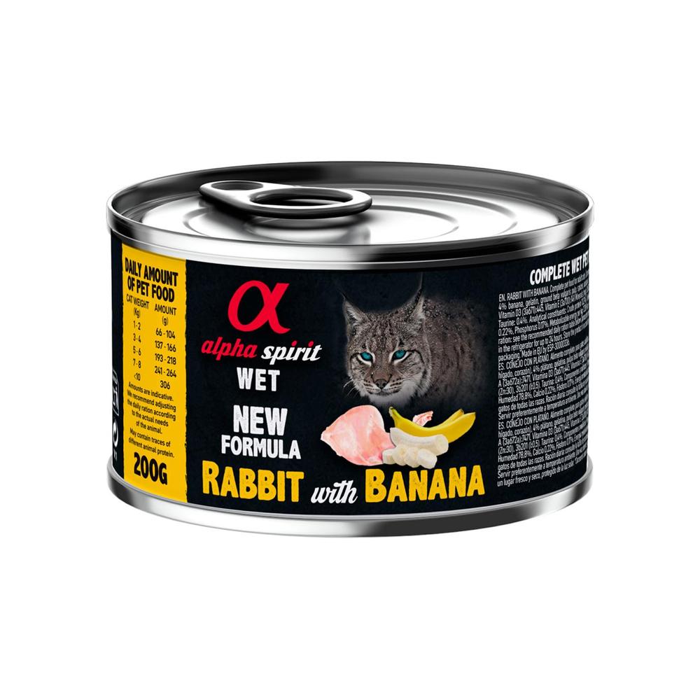 Alphaspirit Alphaspirit Cat Kanin Med Banan X 6