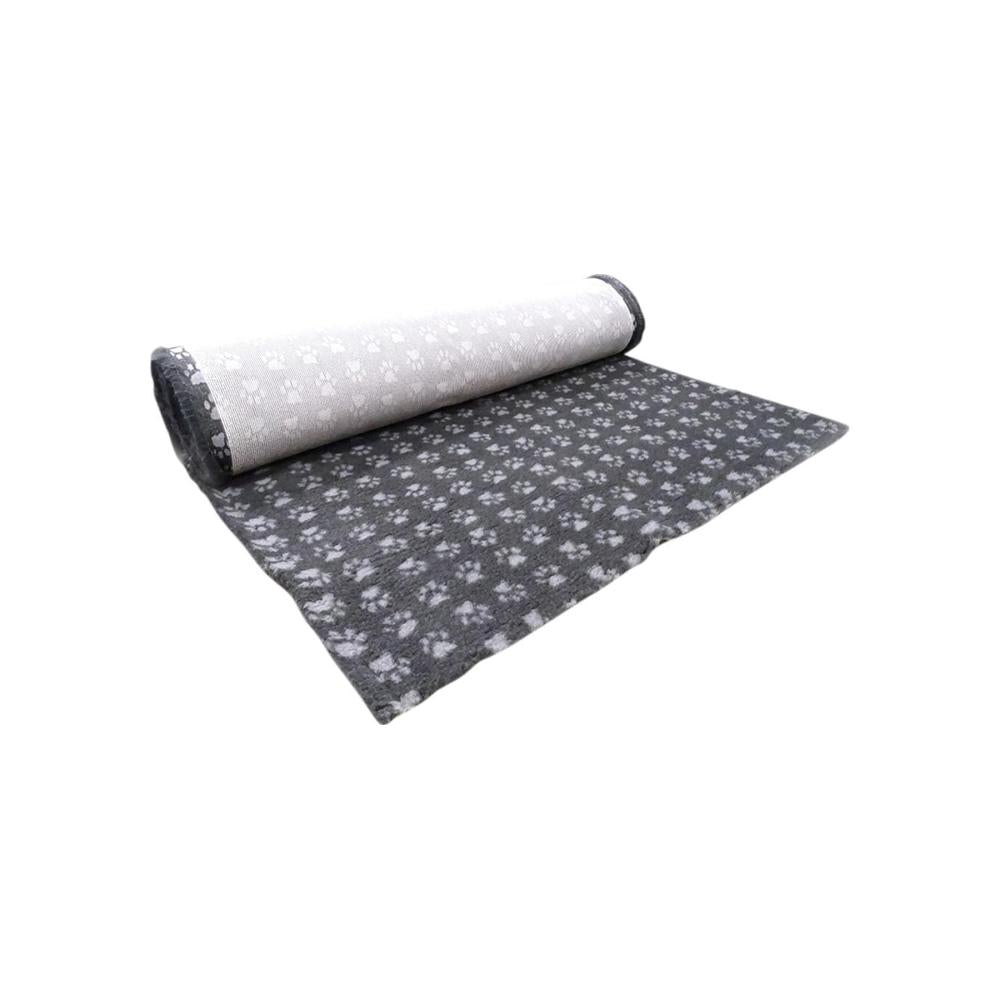 Companion Profleece Tæppe Med Poter 100X75 Cm Grå/Ljusgrå