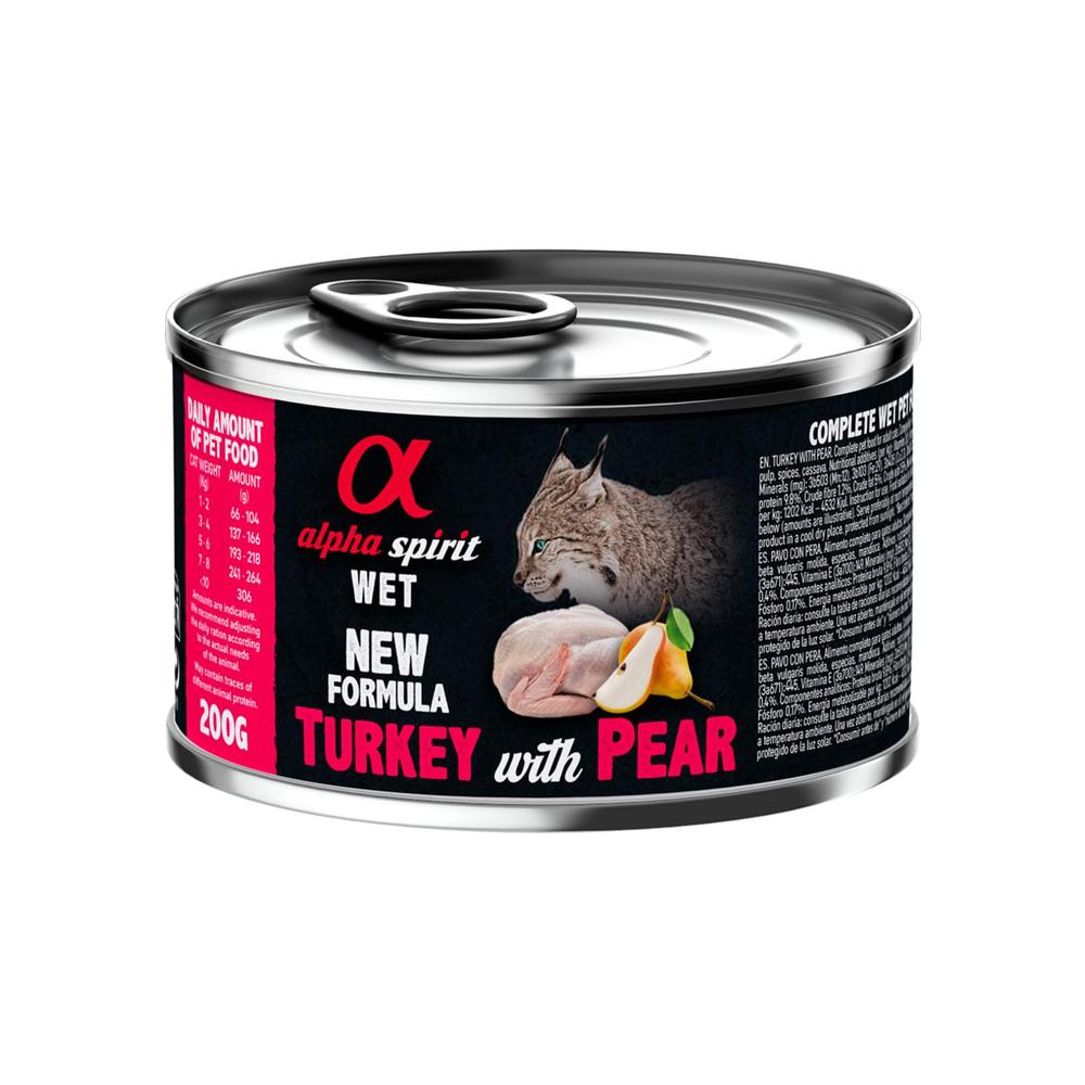 Alphaspirit Alphaspirit Cat Kalkon Med Päron X 6