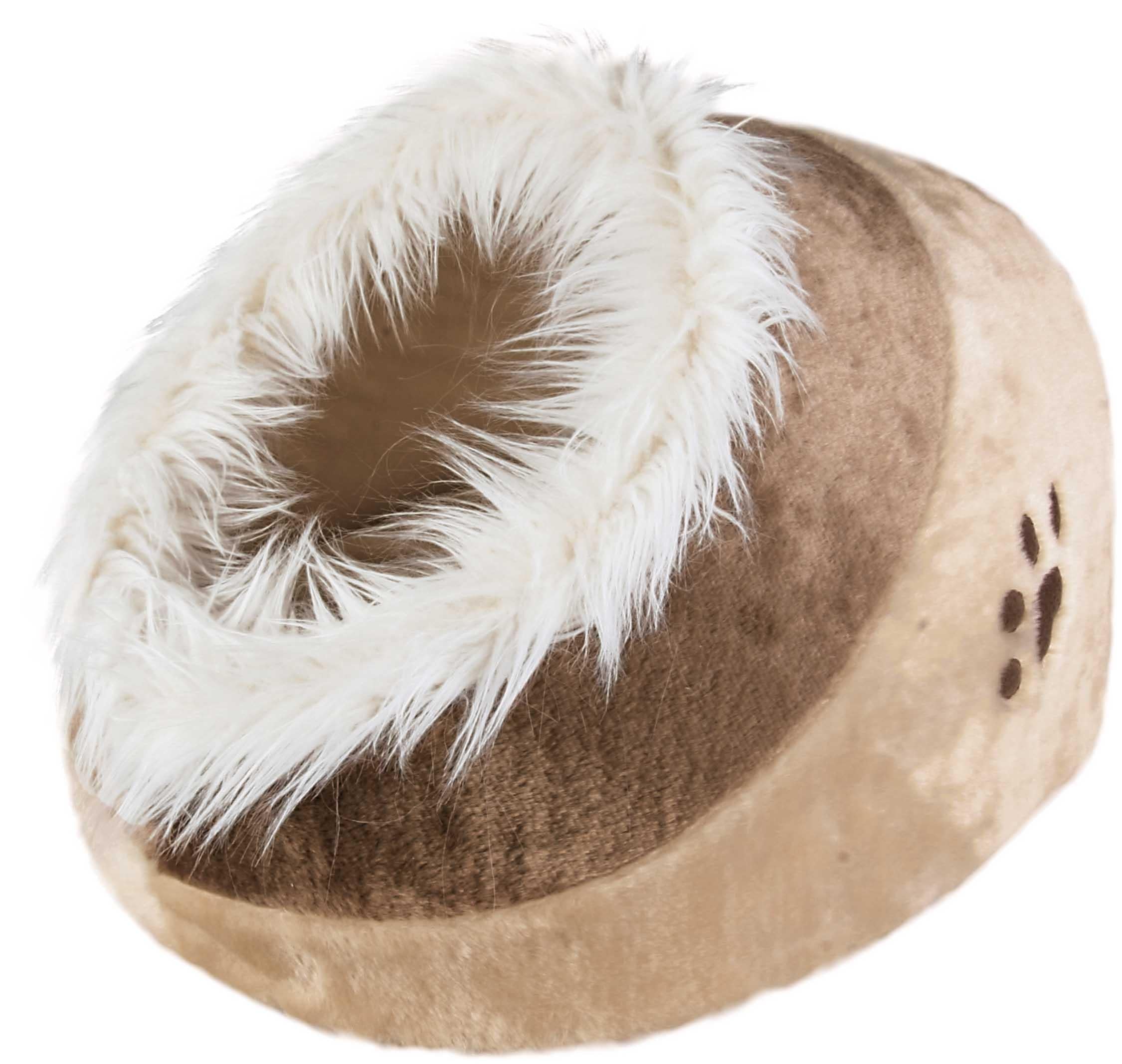 Minou igloo, 35 x h26 x 41 cm, brun/beige