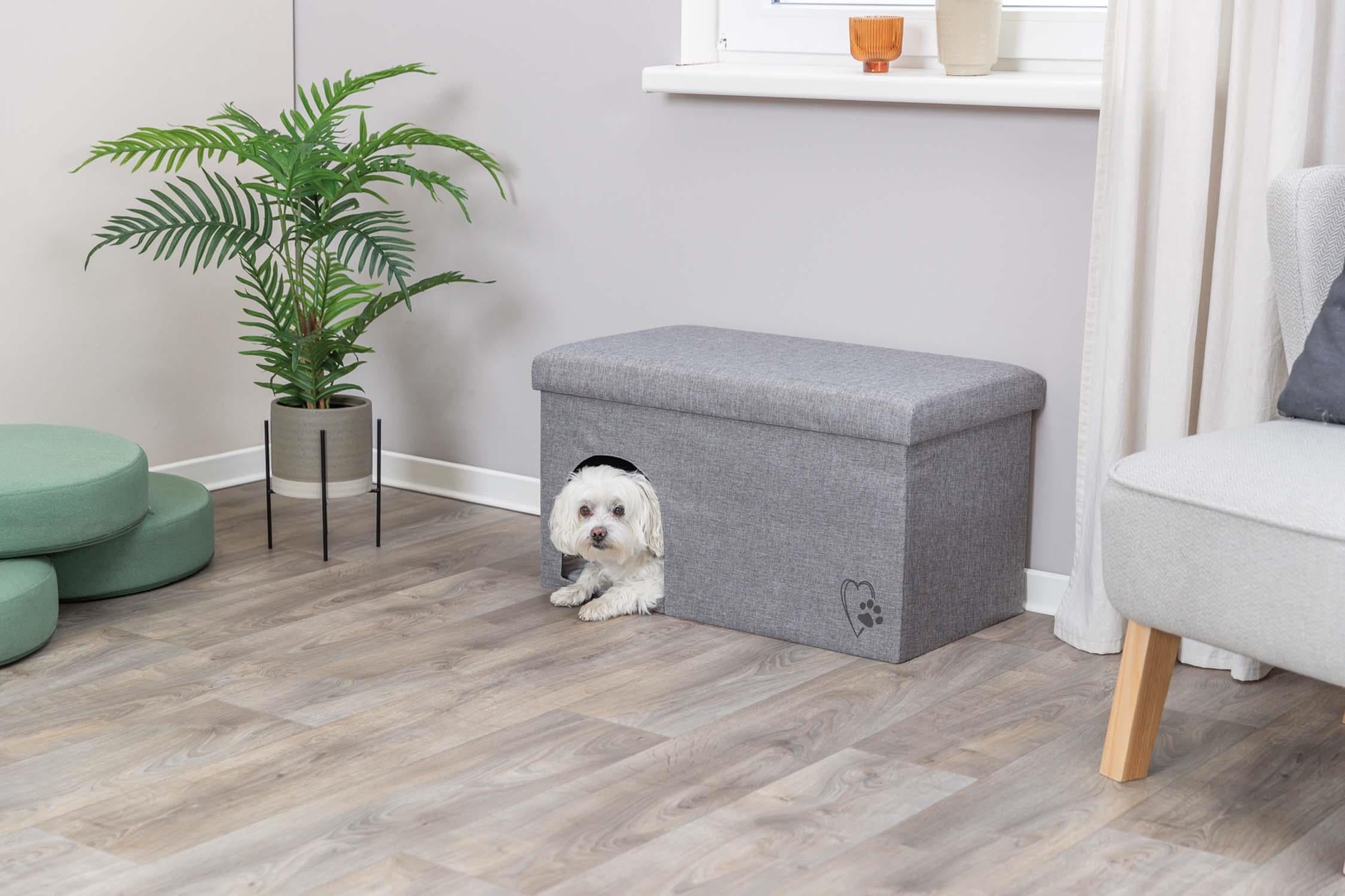 Koja Kimy, 72 × 40 × 40 cm, ljusgrå