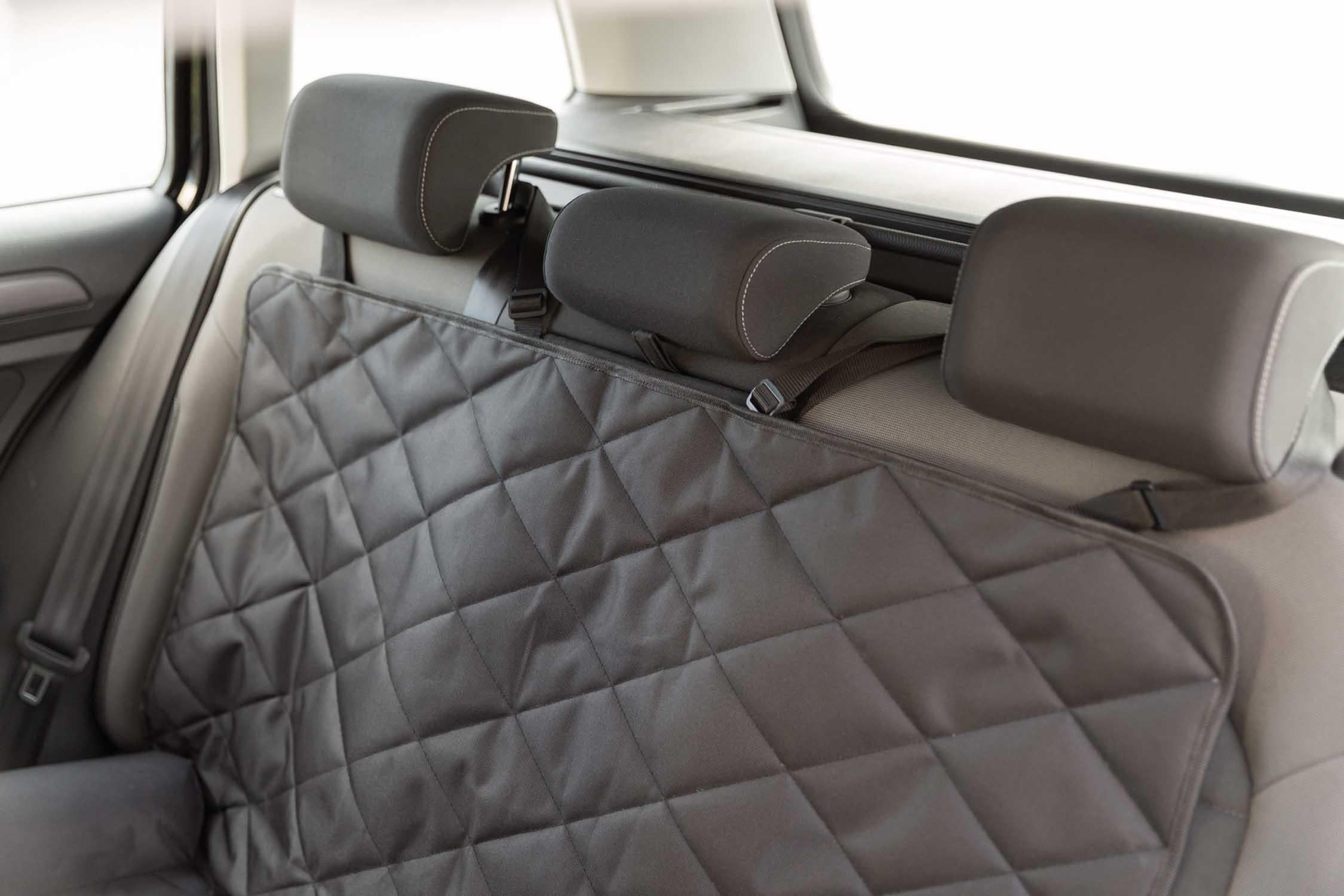 Bilsäte dyna, dubbelt, 95 × 10 × 50 cm, svart