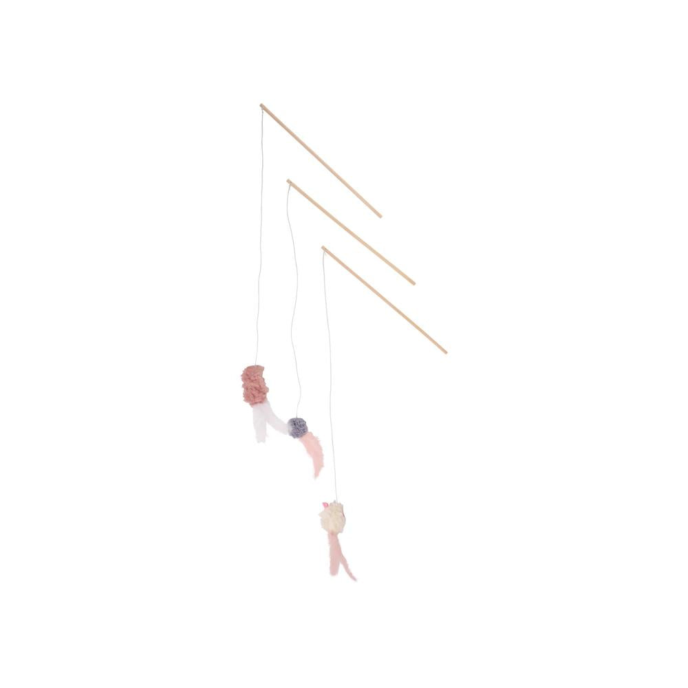 Companion Teaser Stick Med Plyschleksak Och Kattmynta - Assorterade X 6