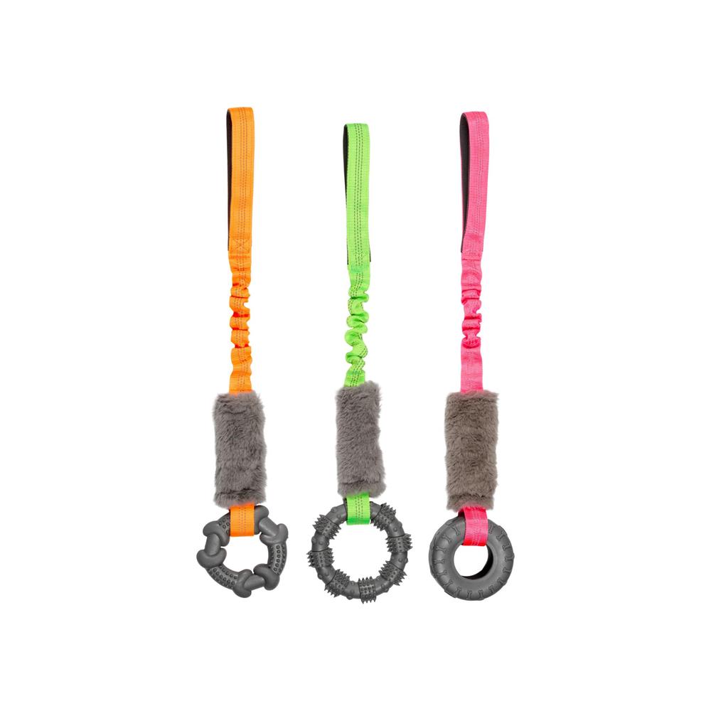 Companion Bungee-Leksak Med Tpr-Ring, Assorterade X 6
