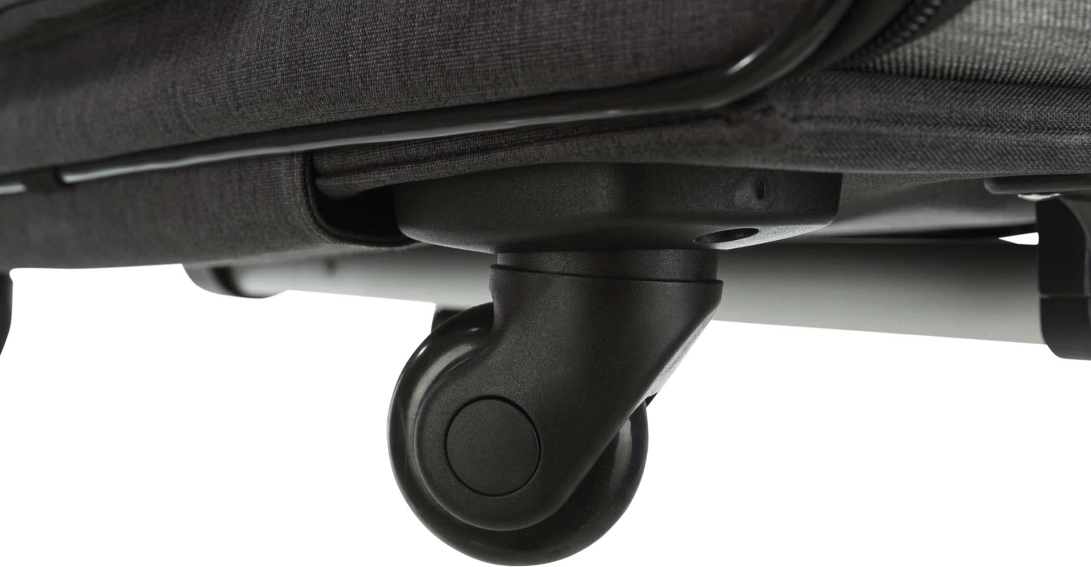 Transportväska Trolley, 34 x 43 x 67 cm, svart/grå