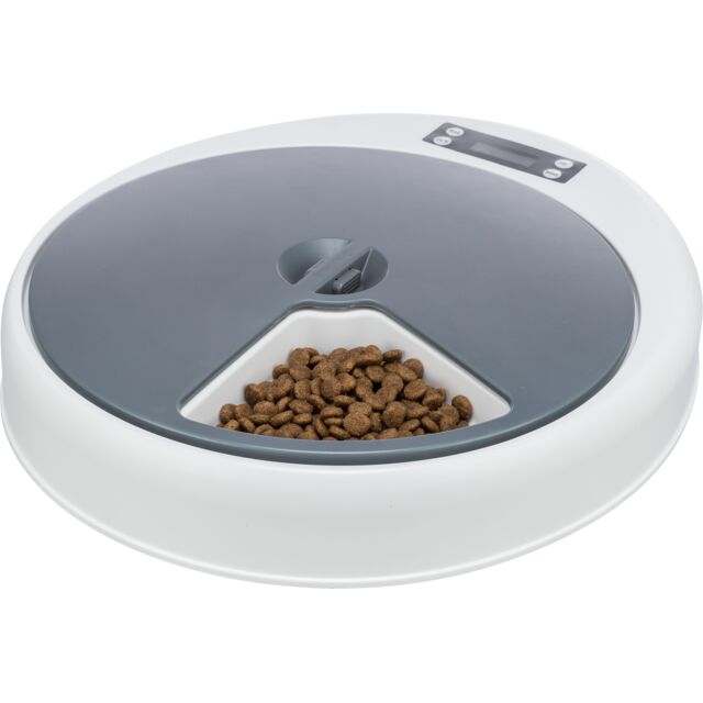 Trixie Foderautomat, Vit/Grå