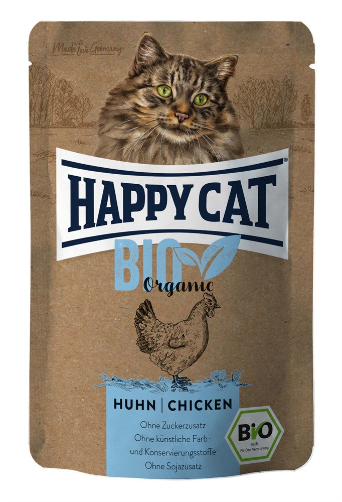 HappyCat våt, Bio Organic, kyckling 85g