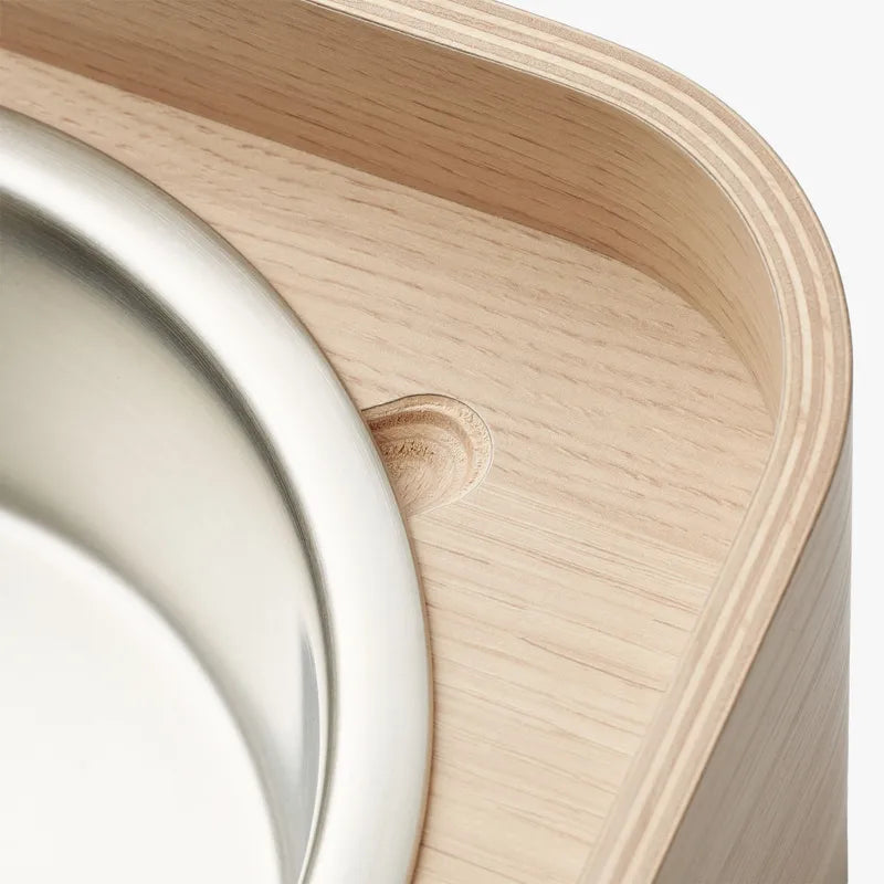 Dog copenhagen Skagen matskål Oak