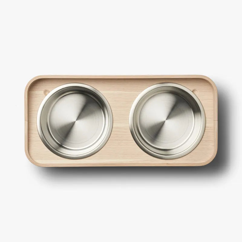 Dog copenhagen Skagen matskål Oak