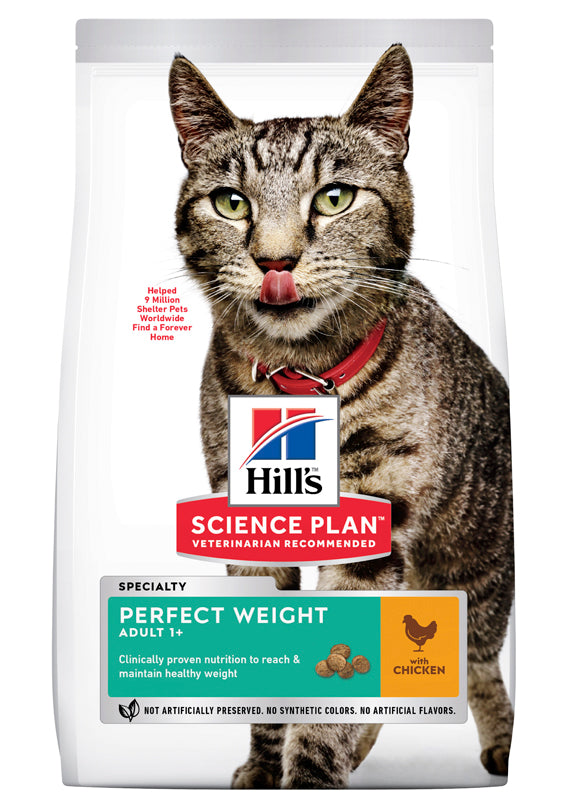 Hills Feline Adult Perfect Weight Chicken 7kg