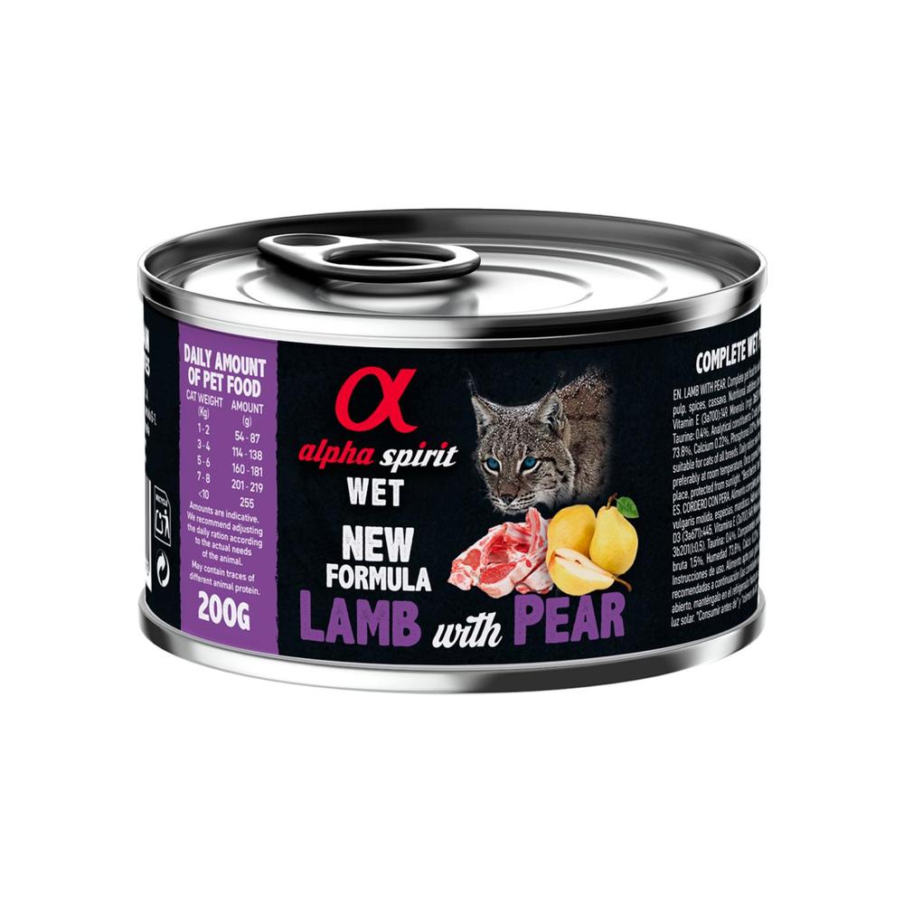 Alphaspirit Alphaspirit Cat Lamm Med Päron X 6