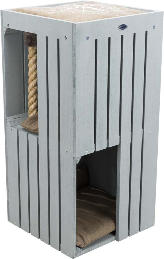 BE NORDIC Cat-Tower Juna , 38 x h77 x 38 cm, grå