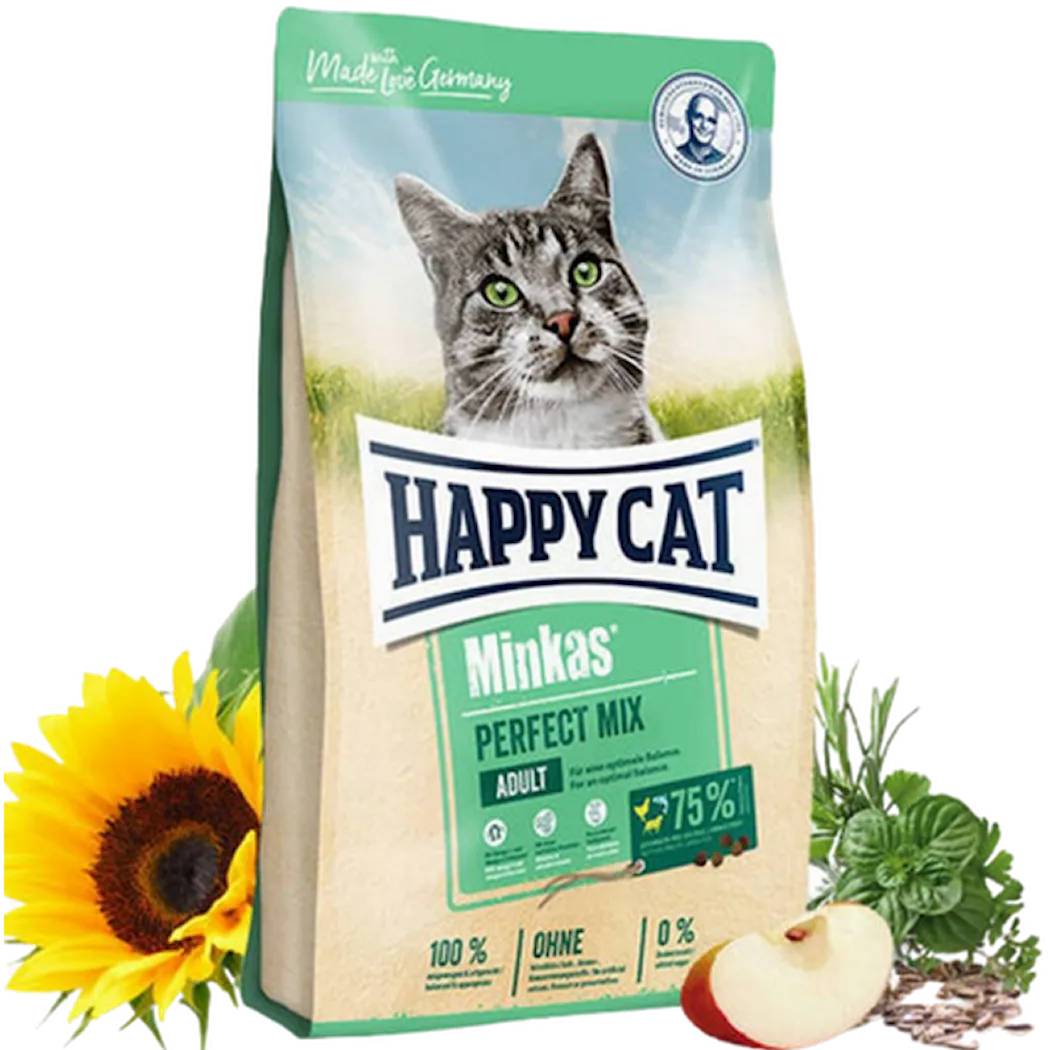 HappyCat Minkas Perfect Mix fågel/fisk/lamm