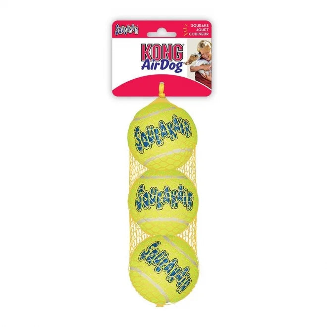 KONG Air Squeaker tennisboll 3 st S