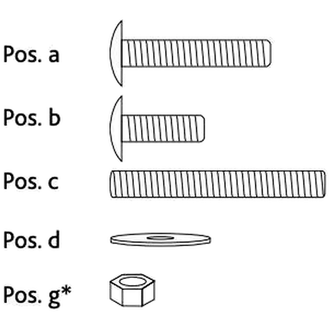 Trixie Klösmöbel Madrid 245-270 cm Grå