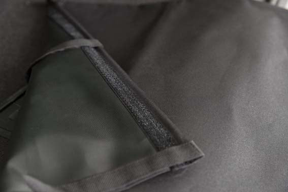 Bilskydd för bagagerutrymme, vikbar kofångarskydd, 70x50 cm, svart