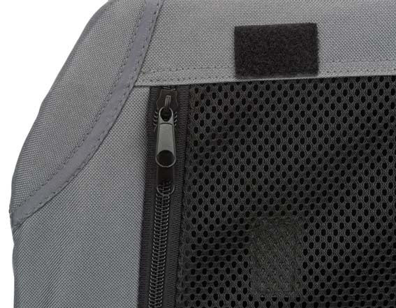 Nylonbur, Easy Soft, M-L: 95 × h63 × 69 cm, grå