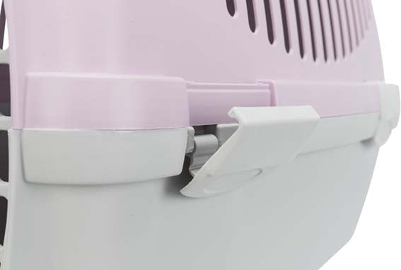 Transportbur Capri 1, 32 x h31 x 48 cm, ljusgrå/ljuslila