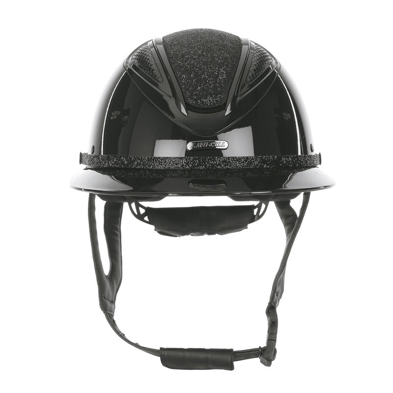 Lami-cell Amelia Mips Glossy Glitter Ridhjälm Svart